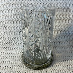 Waterford Crystal "Ha Chara Fail Te" Hurricane w/ Connemara Marble Base